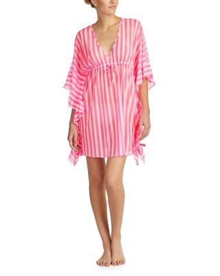 Steve Madden Honeymoon Paradise Tunic Pink/white