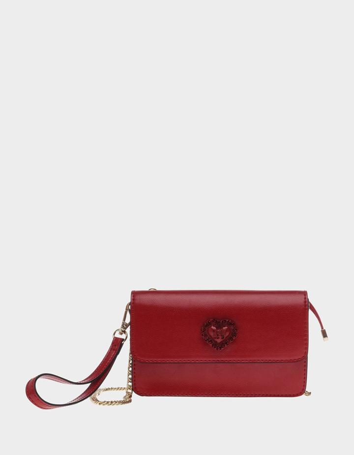 Betseyjohnson Take Me Everywhere Crossbody Red