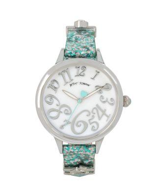 Steve Madden Charm Sliders Blue Watch Blue