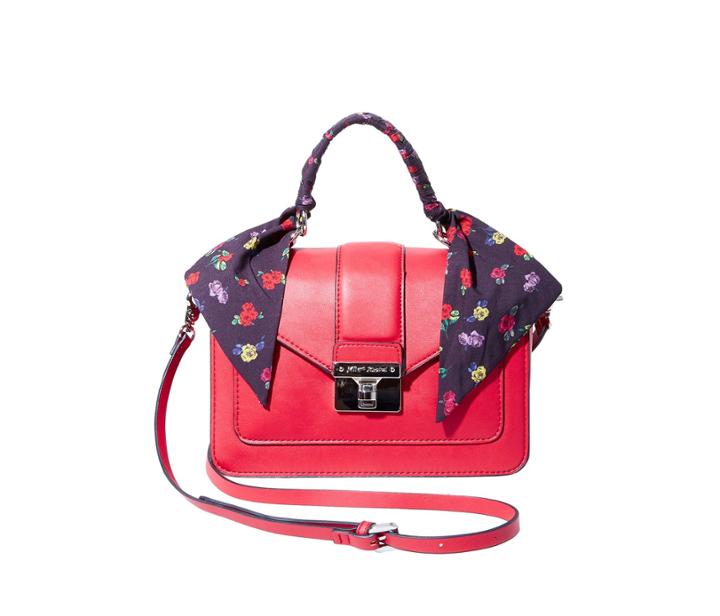 Betseyjohnson Wrapped Up In You Top Handle Bag Red