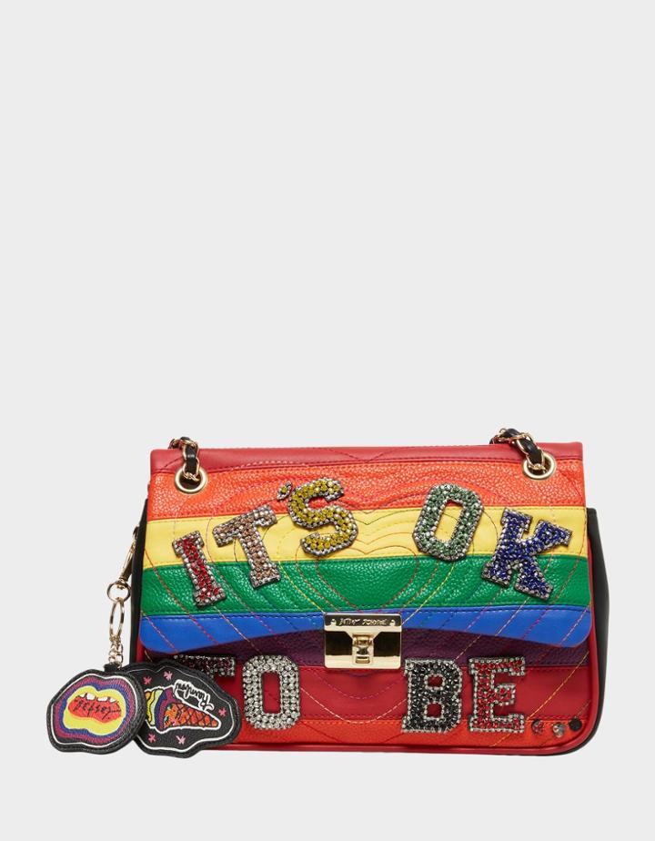 Betseyjohnson Limited Edition Its Okay To Be Bag Multi