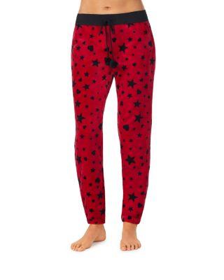 Steve Madden Cozy Time Plush Pant Red