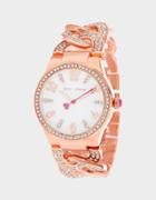 Betseyjohnson Betsey Time Linked Up Watch Gold