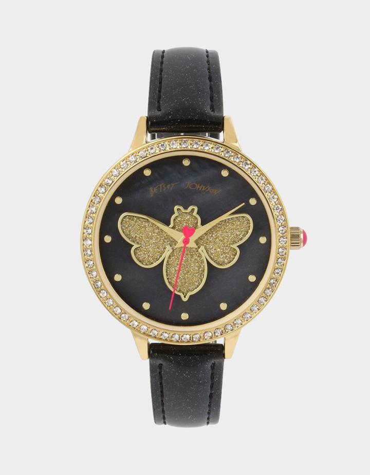 Betseyjohnson Glittering Goodness Watch Black