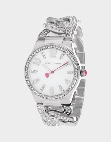Betseyjohnson Betsey Time Linked Up Watch Silver
