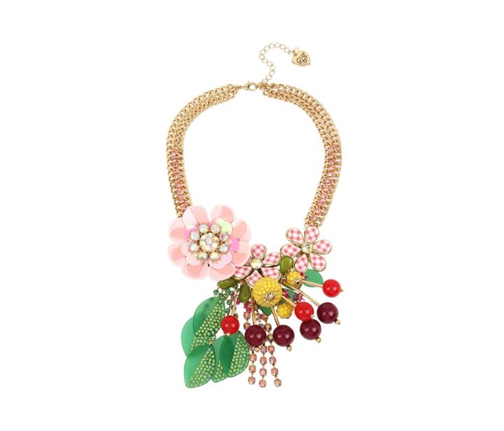 Betseyjohnson Summer Picnic Statement Necklace Multi