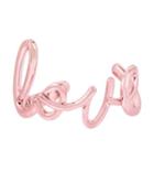 Steve Madden Not Your Babe Love Cuff Pink