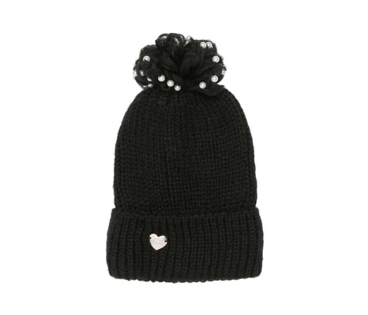 Betseyjohnson Pearl Jam Cuff Hat Black