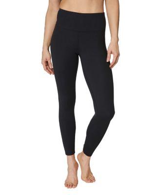Steve Madden Criss Cross Back Cutout Leggings Black