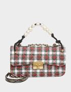 Betseyjohnson Plaid To Meet You Shoulder Bag Red