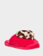 Betseyjohnson Cozy At Heart Pink-leopard Slippers Pink Multi