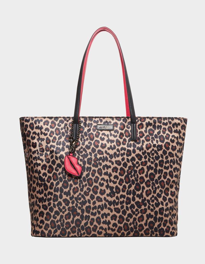 Betseyjohnson Nylon Gone Wild Tote Leopard