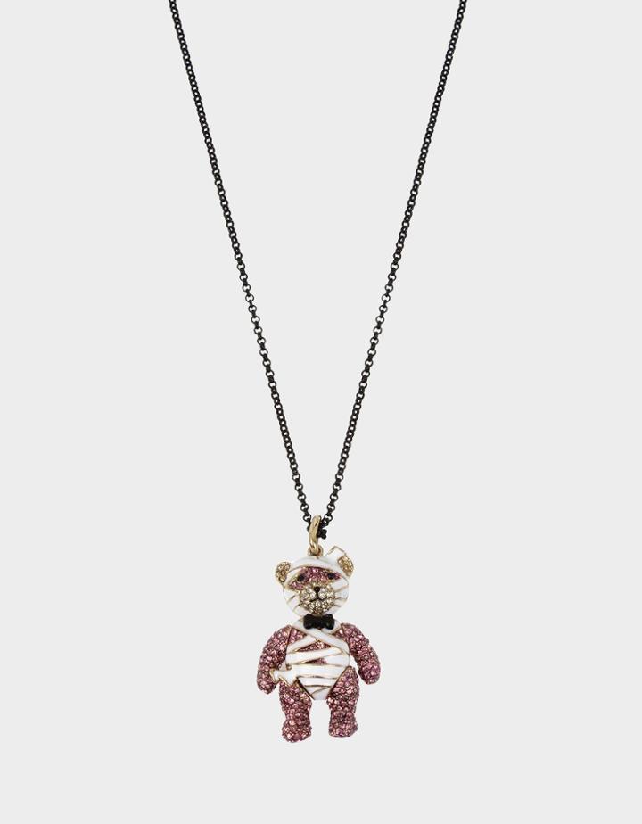 Betseyjohnson And Boo To You Mummy Pendant Purple