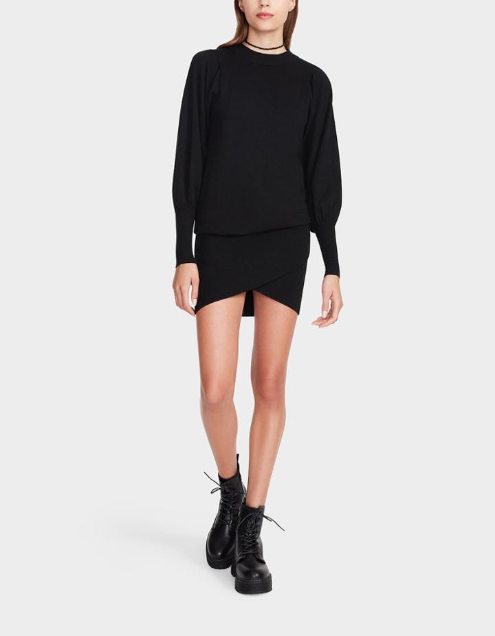 Betseyjohnson Wrapped Up Sweater Dress Black