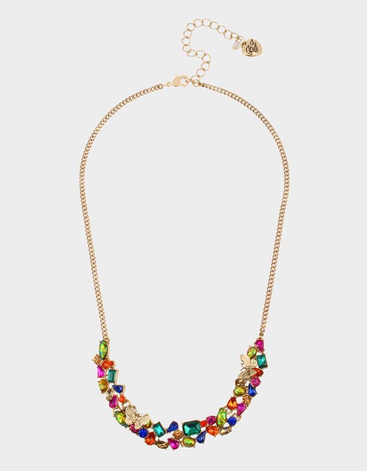 Betseyjohnson Betseys Daydream Cluster Necklace Multi