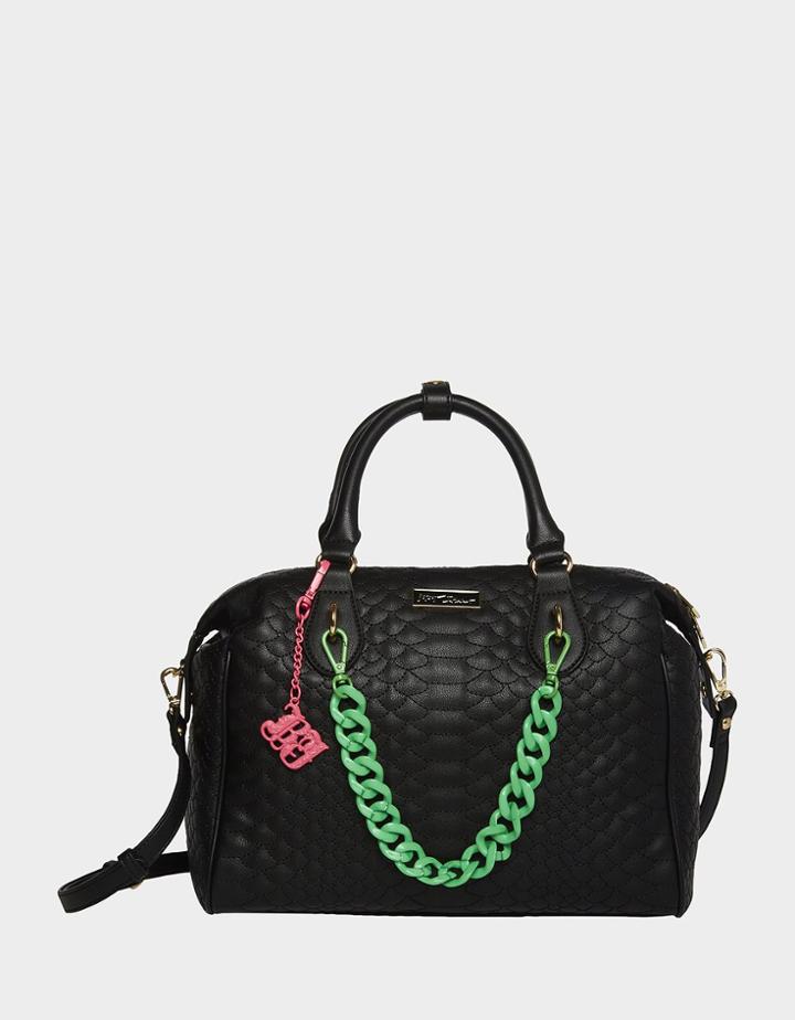 Betseyjohnson Chained Up Snake Satchel Black