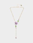 Betseyjohnson Enchanted Y Necklace Pink