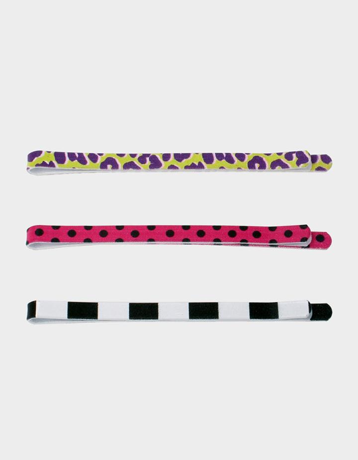 Betseyjohnson Nostalgic Pop Leopard Hair Pin Set Multi