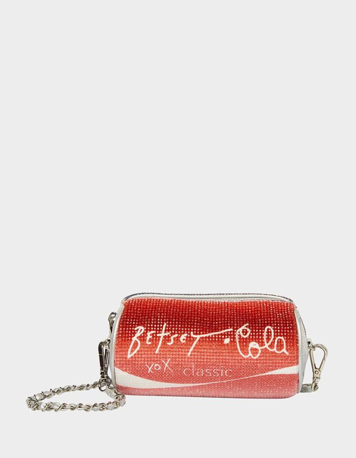 Betseyjohnson Bubbly Betsey Cola Crossbody Red