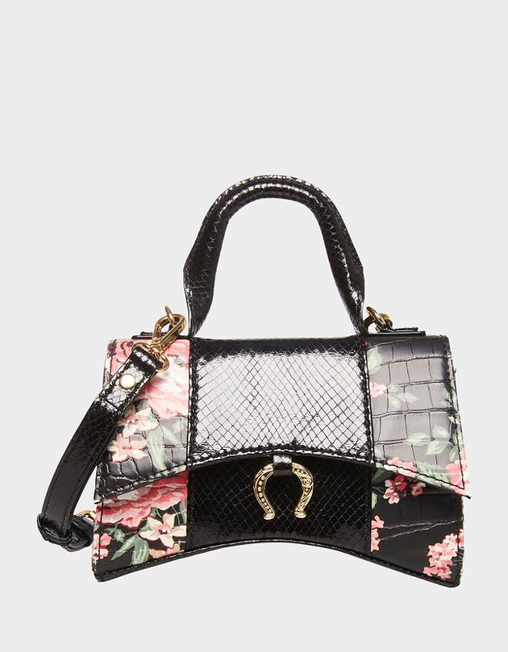 Betseyjohnson All Mixed Up Top Handle Crossbody Floral