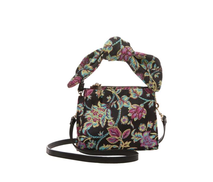 Betseyjohnson Top Knot Satchel Black Multi