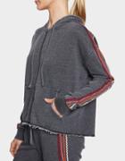 Betseyjohnson Zigzag Stripe Cutoff Jacket Black