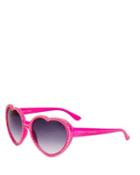 Steve Madden Bling It On Heart Sunglasses Fuchsia