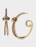 Betseyjohnson Welcome To The Jungle Monkey Hoops Purple