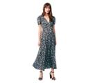 Betseyjohnson Abundant Flowers Maxi Dress Black Multi