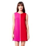 Betseyjohnson Mod Colorblock Shift Dress Pink Multi