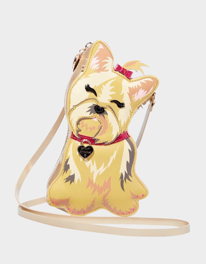 Betseyjohnson I Heart New Yorkie Crossbody Brown