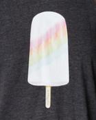 Steve Madden Rainbow Ice Cream Tank Blue
