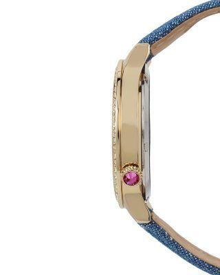 Steve Madden Denim Hearts Watch Blue
