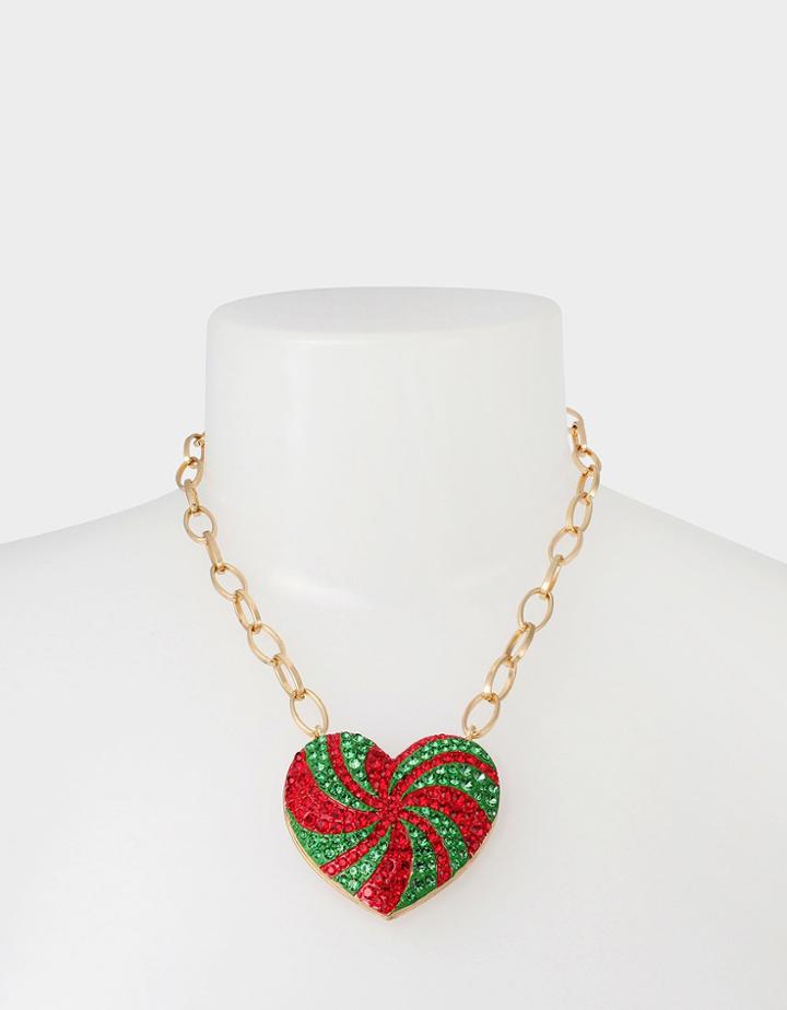 Betseyjohnson Merry Betsey Peppermint Pendant Multi