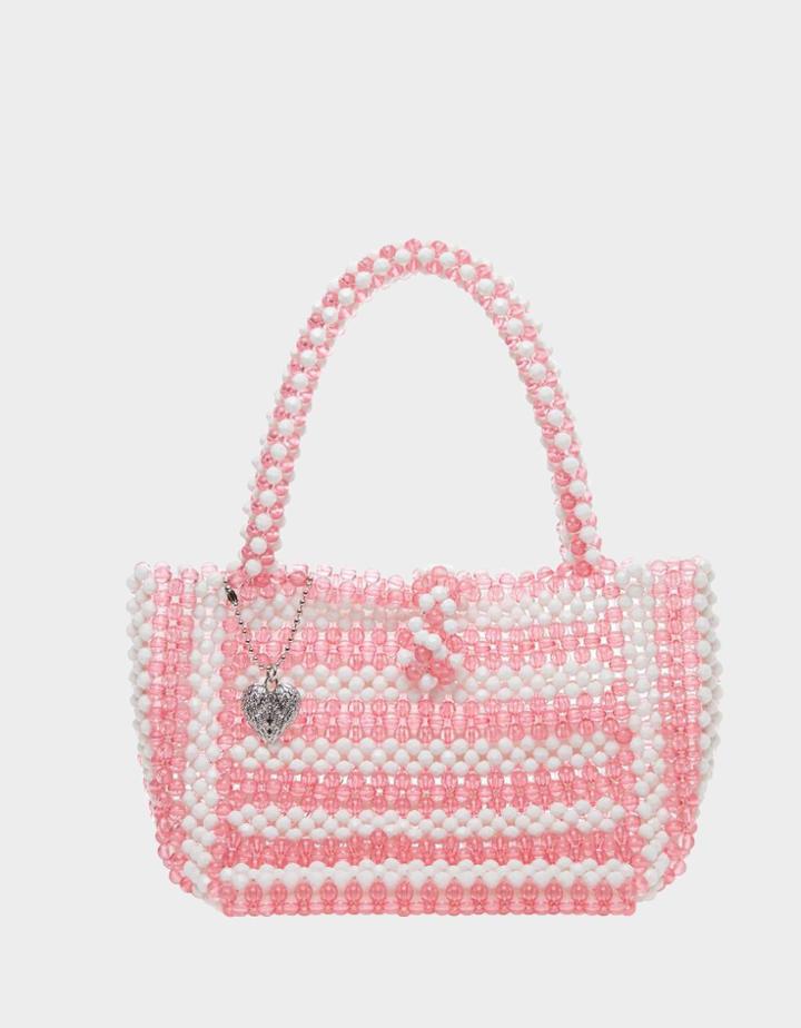 Betseyjohnson Just Bead It Satchel Pink