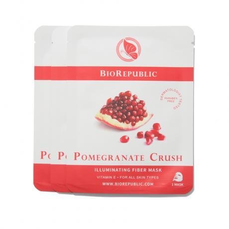 Biorepublic Skincare Pomegranate Crush Illuminating Masks