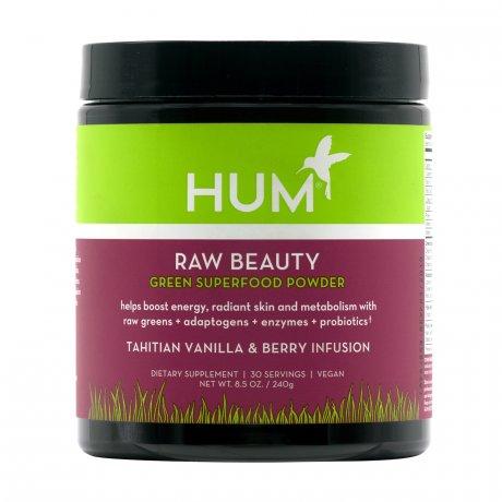 Hum Nutrition Raw Beauty Green Superfood Powder - Tahitian Vanilla & Berry Infusion