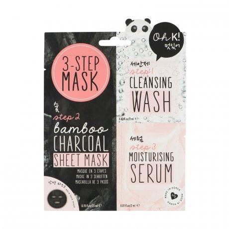 Oh K! 3-step Charcoal Sheet Mask
