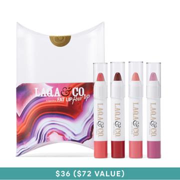 Laqa & Co. Fat Lip Pencil Four-up
