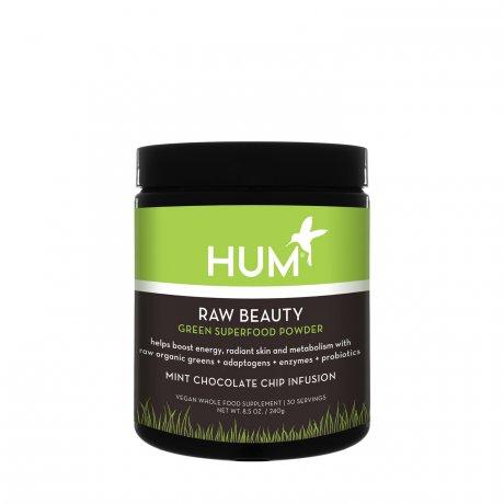 Hum Nutrition Raw Beauty Green Superfood Powder - Mint Chocolate Chip