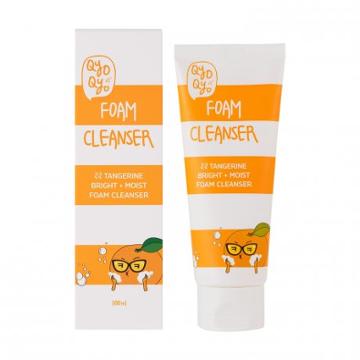 Qyo Qyo Tangerine Bright + Moist Foam Cleanser