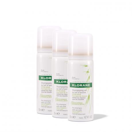 Klorane Dry Shampoo With Oat Milk 3-to-go Kit