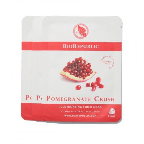 Biorepublic Skincare Pomegranate Crush Illuminating Mask Set