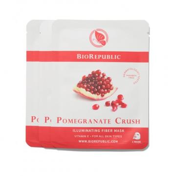 Biorepublic Skincare Pomegranate Crush Illuminating Mask Set