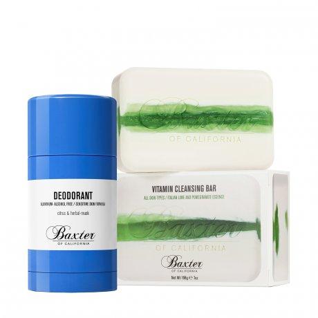 Baxter Of California Clean Up Your Act Kit - Italian Lime And Pomegranate Essence