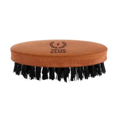 Zeus Beard Pear Wood Boar Bristle Beard Brush Oval