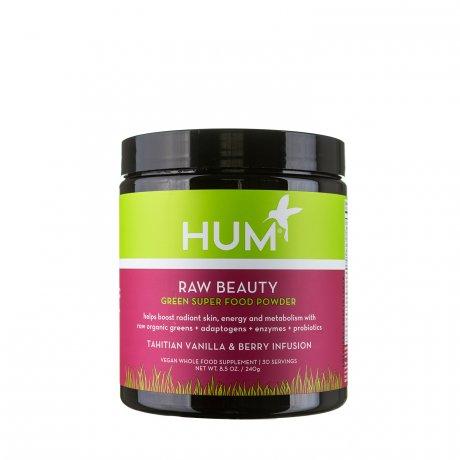 Hum Nutrition Raw Beauty Green Superfood Powder - Tahitian Vanilla & Berry