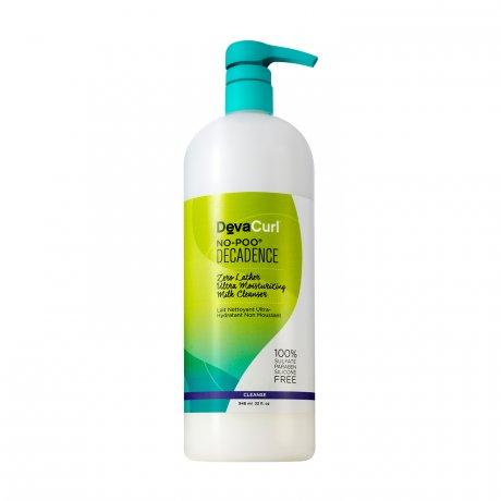 Devacurl No-poo Decadence Zero Lather Ultra Moisturizing Milk Cleanser - For Super Curly Hair - 32 Oz.