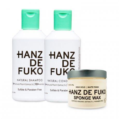 Hanz De Fuko Gift Set Trio Sponge Wax