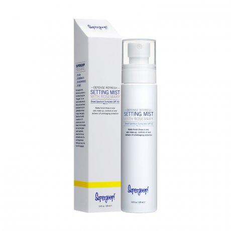 Supergoop! Defense Refresh Setting Mist Spf 50 - 3.4 Oz.